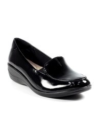 Womens/Ladies Elsbeth Leather Glossy Shoes
