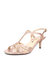 Womens/Ladies Francie Wide Sandals - Rose Gold