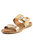 Womens/Ladies Horton Snakeskin Sandals - Beige