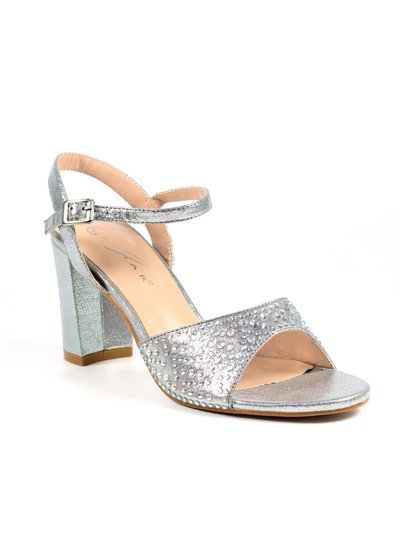 Lunar Womens/Ladies Krystal Diamante Sandals - Silver product