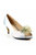 Womens/Ladies Lucia Satin Court Shoes - Silver