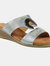 Womens/Ladies Manby Sandals - Pewter