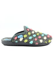 Womens/Ladies Montreal Slippers - Gray