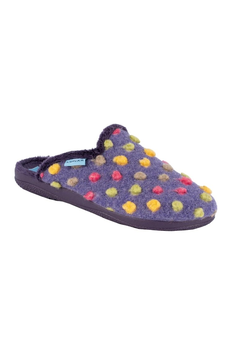 Womens/Ladies Montreal Slippers - Purple