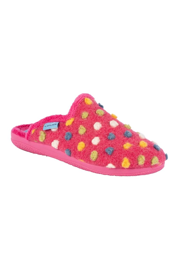 Womens/Ladies Montreal Slippers - Pink