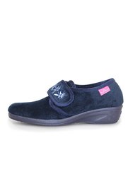 Womens/Ladies Paula Ii Slippers - Navy/White