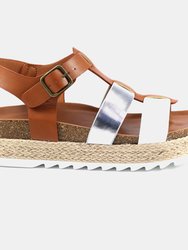 Womens/Ladies Rage Sandals - Tan