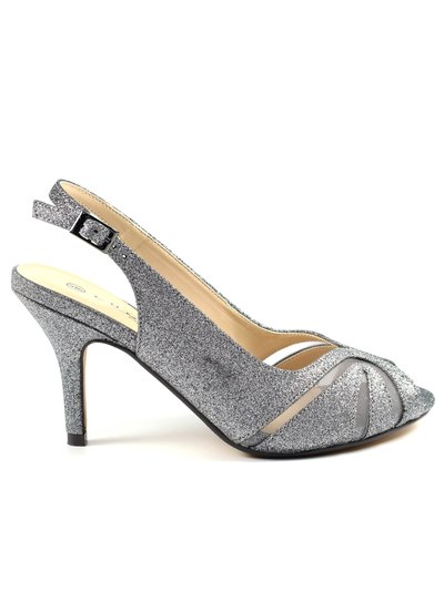 Lunar Womens/Ladies Sariyah Sling Back Court Shoes - Pewter product