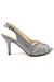 Womens/Ladies Sariyah Sling Back Court Shoes - Pewter - Pewter