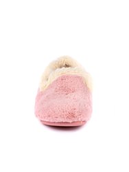 Womens/Ladies Shake Faux Fur Trim Slippers