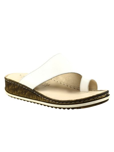 Lunar Womens/Ladies Shore Leather Sandals - White product