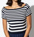 Georgia Knitted Top - Mixed Stripe