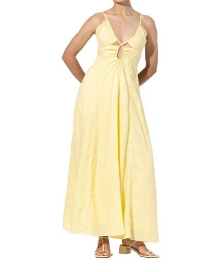 LUSANA Olivia Linen Maxi Dress product