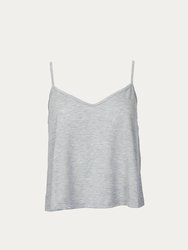 Cropped Tank - Heather Grey