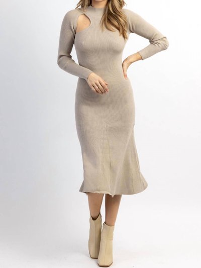 Lush Cutout Knit Midi Dress product