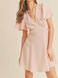 Samantha Mini Dress - Light Blush