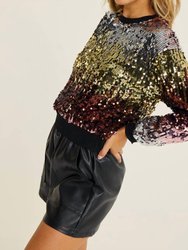 Sequin Ombre Sweater