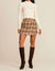 Skort In Camel Brown - Camel Brown