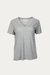 V-Neck T-Shirt - Heather Grey