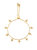 Baguette Cross Bracelet - Gold