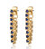 Ballier Chain Studs - Blue Sapphire Gold - Blue Sapphire Gold