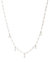 Golden Nugget Shaker Necklace - Silver