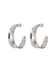 Mixte Statement Hoops In Silver - Silver