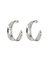 Mixte Statement Hoops In Silver - Silver