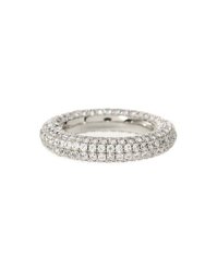 Pave Amalfi Ring In Silver - Silver