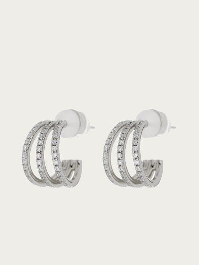 Luv AJ Pave Baby Bastille Hoops product