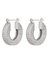 Pave Baby Celine Hoops Earrings