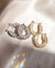 Pave Baby Celine Hoops Earrings