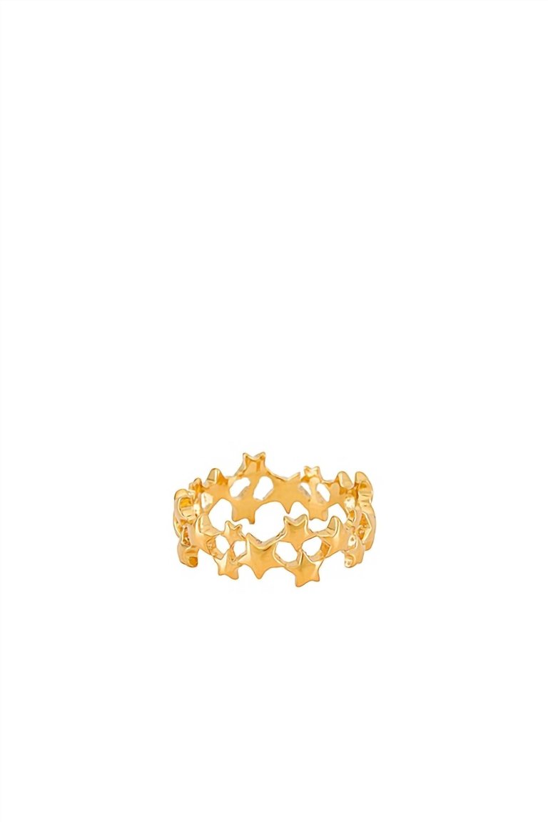 Stardust Band Ring In Gold - Gold
