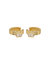 The Francois Ridged Ear Cuff - Gold
