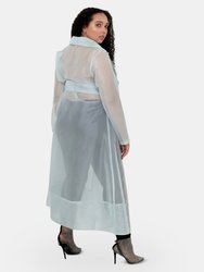 Cherish Organza Belted Trench