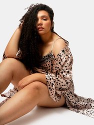 Modern Leopard Anais Robe - Modern Leopard Print