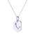 Aries Ram Diamond Constellation Tag Pendant Necklace In Sterling Silver