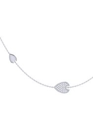 Avani Raindrop Layered Diamond Necklace In Sterling Silver - Silver