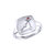 Capricorn Goat Garnet & Diamond Constellation Signet Ring In Sterling Silver - Silver