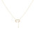Celia C Bolo Adjustable Diamond Lariat Necklace in 14K Yellow Gold Vermeil on Sterling Silver