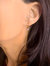 Dazzling Star Duo Tack-In Diamond Earrings In 14K Yellow Gold Vermeil On Sterling Silver