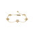 Lucky Star Diamond Bracelet In 14K Yellow Gold Vermeil On Sterling Silver - Yellow Gold