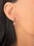 Lucky Star Diamond Stud Earrings In 14K Yellow Gold Vermeil On Sterling Silver
