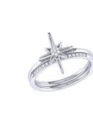 North Star Detachable Diamond Ring in Sterling Silver - Sterling Silver