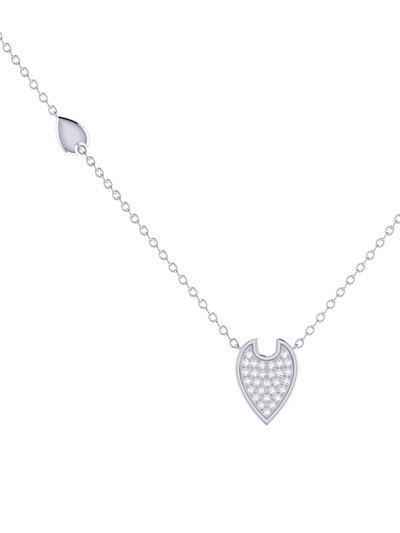 LuvMyJewelry Raindrop Diamond Necklace In Sterling Silver product