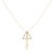 Skyline Triangle Bolo Adjustable Diamond Lariat Necklace in 14K Yellow Gold Vermeil on Sterling Silver