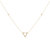 Skyline Triangle Diamond Necklace In 14K Yellow Gold Vermeil On Sterling Silver