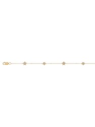 Starkissed Diamond Bracelet In 14K Yellow Gold Vermeil On Sterling Silver