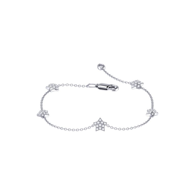 Starkissed Diamond Bracelet In Sterling Silver - Silver