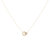 Starkissed Moon Diamond Necklace In 14K Yellow Gold Vermeil On Sterling Silver